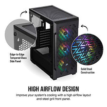 Load image into Gallery viewer, Corsair iCUE 220T RGB Airflow Tempered Glass Mid-Tower Smart Case - Black (CC-9011173-WW)
