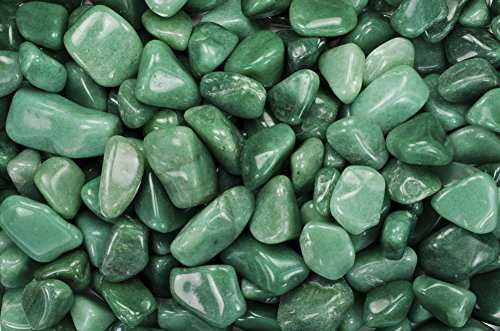 Load image into Gallery viewer, Fantasia Materials: 1 lb Tumbled Green Aventurine A Grade Stones from Brazil - Small - 0.75" to 1.25" avg