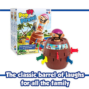 TOMY Pop Up Pirate Game - Provides Plenty of Swashbucklin' Fun on Family Game Night