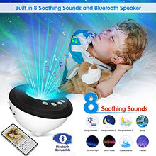 Load image into Gallery viewer, Loycco Galaxy Star Night Light Projector for Bedroom, Aurora Light Projector Compatible with Alexa &amp; Smart APP, White Noise &amp; Bluetooth Speaker Sky Light, Gift for Kids Adults Home Party Ceiling Decor
