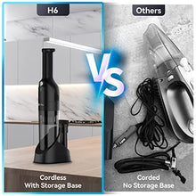 Load image into Gallery viewer, Handheld Vacuum Cordless, Rechargeable Car Vacuum Cleaner with 30 Mins Runtime, Mini Hand Vacuum with 10000 Pa Powerful Suction, Portable Hand Held Vacuum for Car Pet Hair Hardwood Floor Home, UMLo H6
