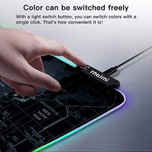 Load image into Gallery viewer, rnairni Extended RGB Gaming Mouse Pad, Extra Large Gaming Mouse Mat for Gamer, Waterproof Office Desktop Mat with 10 Lighting Mode, for PC Computer RGB Keyboard Mouse - 31.5'' x 15in x 4mm(Map)
