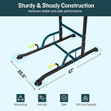 Load image into Gallery viewer, Doufit Power Tower Exercise Equipment, PT-01 Adjustable Power Tower Dip Station with Pull Up Bar for Home Gym, Heavy Duty Strength Training Workout Equipment
