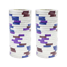 Load image into Gallery viewer, Brybelly King’s Casino Premium Poker Chip 14-Gram Heavyweight Clay Composite – Pack of 50 ($1 White)

