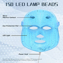 Load image into Gallery viewer, LED Light Therapy Mask - 7 Color LED Face Mask Light Therapy Facial Treatment - Blue &amp; Red Light Therapy Mask for Acne Fine Lines Wrinkles &amp; Rosacea
