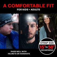 Load image into Gallery viewer, GearLight LED Head Lamp - Pack of 2 Outdoor Flashlight Headlamps w/ Adjustable Headband for Adults and Kids - Hiking &amp; Camping Gear Essentials - S500﻿
