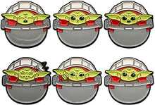 Load image into Gallery viewer, STAR WARS The Mandalorian Season 2 The Child in the Carriage Limited Edition Metal-based with Enamel 6 Lapel Pin Set (Amazon Exclusive)
