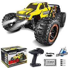 Load image into Gallery viewer, NUOKE Brushless RC Cars 60km/h with 2 Rechargeable Batteries Remote Control Truck for Adults High Speed 4WD Offroad All Terrain Waterproof Monster Truck Gifts for Boys Kids
