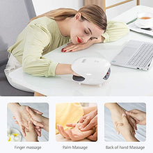 Load image into Gallery viewer, Comfier Wireless Hand Massager with Heat -3 Levels Compression &amp; Heating,Rechargeable Hand Massager Machine for Carpal Tunnel,Ideal Gifts for Women

