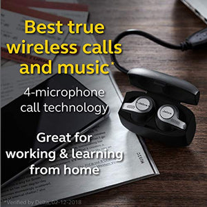 Jabra Elite 65t Earbuds – Alexa Built-In, True Wireless Earbuds with Charging Case, Titanium Black – Bluetooth Earbuds Engineered for the Best True Wireless Calls and Music Experience