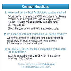 Roxio Easy VHS to DVD for Mac | VHS, Hi8, V8 Video to DVD or Digital Converter [Mac Disc]
