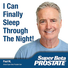 Load image into Gallery viewer, Super Beta Prostate – Over 15 Million Bottles Sold – Urologist Recommended Prostate Supplement for Men - Reduce Bathroom Trips Night, Promote Sleep &amp; Bladder Emptying, Beta Sitosterol (60ct, 1 Bottle)
