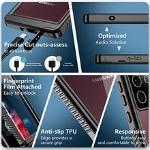 Load image into Gallery viewer, SPIDERCASE for Samsung Galaxy S22 Ultra Case, Waterproof Built-in Screen Protector Full Protection Heavy Duty Shockproof Anti-Scratched Rugged Case for Galaxy S22 Ultra 5G 6.8&#39;&#39; 2022 (Black)
