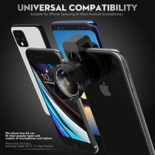 Load image into Gallery viewer, Phone Camera Lens, 5K HD 2 in 1 120° Wide Angle Lens, 20X Macro Lens,Clip-On Phone Lens Compatible iPhone,Samsung, Most Andriod Phones No Distortion
