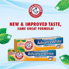 Load image into Gallery viewer, ARM &amp; HAMMER Advanced White Extreme Whitening Toothpaste, TWIN PACK (Contains Two 6oz Tubes) -Clean Mint- Fluoride Toothpaste
