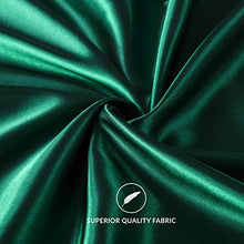 Load image into Gallery viewer, Bedsure Satin Pillowcase for Hair and Skin, 2-Pack - Standard Size (20x26 inches) Pillow Cases - Satin Pillow Covers with Envelope Closure, Dark Green
