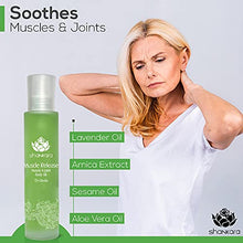 Load image into Gallery viewer, Muscle Release Body Massage Oil for Sensual Massage Therapy - Muscle Release Pain Relief Essential Face Oils - Includes Arnica, Boswellia &amp; Sweet Birch (100 ml)
