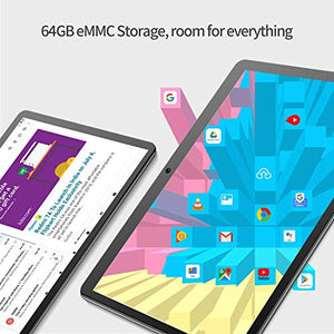 VANKYO MatrixPad Z4 Pro 10.1 inch Tablet, Android 9.0 Pie, 2 GB RAM, 64 GB Storage, 8MP Rear Camera, Quad-Core Processor, 10 inch IPS HD Glass Display, Metal Housing, Wi-Fi, Black