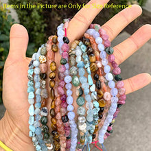 Load image into Gallery viewer, 1 Strand Top Quality Natural Kyanite Blue Crystals Gemstone 6-8mm Free Form Oval Pebbly Stone Beads 15 inch for Jewelry Craft Making GZ11-38
