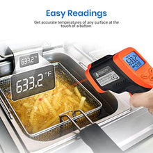 Load image into Gallery viewer, Etekcity Infrared Thermometer Upgrade 774 (Not for Human) Temperature Gun Non-Contact Digital Lasergrip -58℉~ 716℉ (-50℃ ~ 380℃)with Adjustable Emissivity &amp; Max Measure, Orange and Black
