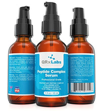 Load image into Gallery viewer, Peptide Complex Serum/Collagen Booster for the Face with Hyaluronic Acid and Chamomile Extract - Anti Aging Peptide Serum, Reduces Wrinkles, Heals and Repairs Skin - Tightening Effect - 1 fl oz
