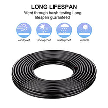 Load image into Gallery viewer, Geosiry Electrical Wire - 20Ft 20AWG Tinned Copper Hookup Wire, 2 Core Flexible Extension Power Cord for Auto，Insulated Stranded Cable for Outdoor Lighting Boat Marine Solar -Black(20AWG 20Ft)
