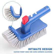 Load image into Gallery viewer, Pool Brush for Step &amp; Corner, Rotatable Hand Scrub Brush, for Spa, Bathroom, Floor, Hot Tub, Kitchen,Pool Waterline, Sepetrel
