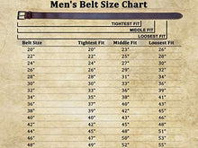 Load image into Gallery viewer, Hide &amp; Drink, Men's Two Row Stitch Leather Belt Handmade :: Bourbon Brown (Size 42)
