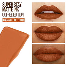 Load image into Gallery viewer, Maybelline New York SuperStay Matte Ink Liquid Lipstick, Coffee Edition, Caramel Collector, 0.17 Ounce
