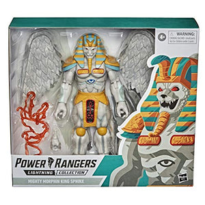 Power Rangers Lightning Collection Monsters Mighty Morphin King Sphinx 8-Inch Premium Collectible Action Figure Toy with Accessories