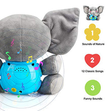 Load image into Gallery viewer, STEAM Life Baby Toys 0 3 6 12 Months - Plush Elephant Infant Toys - Newborn Baby Musical Toys for Baby 6 to 12 Months - Light Up Baby Toys for Boys Girls Toddlers - Baby Gifts for 0 3 6 9 12 Month
