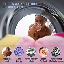 Load image into Gallery viewer, HIWILL Washing Machine Cleaner Effervescent Tablets, Solid Washer Deep Cleaning Tablet, Triple Decontamination Remover with Natural Biological Formula, for Front Load and Top Load Washers 26 Count
