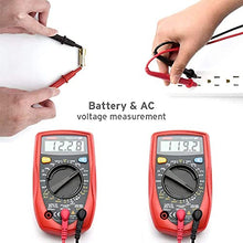 Load image into Gallery viewer, Etekcity Digital Multimeter, Voltage Tester Volt Ohm Amp Meter with Continuity, Diode and Resistance Test, Dual Fused for Anti-Burn, Red, MSR-R500
