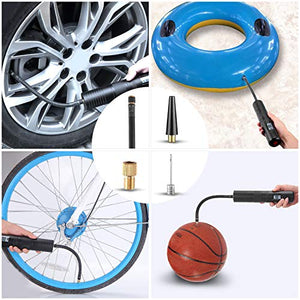 SEDISON Portable Air Compressor Pump： Rechargeable Mini Tire Inflator LCD Display & Emergency LED Light 150 PSI Wireless Electric Air Compressor for Bicycle Motorcycle Tires Ball and Other Inflatables