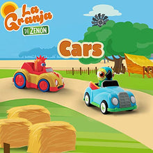 Load image into Gallery viewer, La Granja De Zenon Car Toys Inertia car Friction Toy Cars 2 Pack Push Back Vehicle Friction Powered Set for Boys Girls (Lorito Pepe &amp; Gallo Bartolito)

