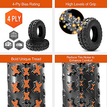 Load image into Gallery viewer, HALBERD ATV Tires, 21x7-10 20x10-9 Sport Quad ATV Tires, 4PR 21x7x10 20x10x9 All-Terrain Tires Compatible for Yamaha Raptor 350 700 YFZ450 Polaris Outlaw 525 Predator 500(4 Pack, Tubeless)
