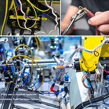 Load image into Gallery viewer, Copper Wire Lugs AWG 2 4 6 8 10 12 with Heat Shrink Set, 60Pcs Battery Cable Lugs Ring Terminals Connectors,Tubular Ring Terminals,AWG Crimp Wire Ring Lugs, 65Pcs Heat Shrink Tubing (125)
