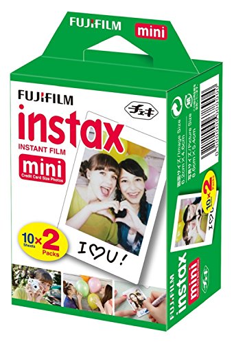 Fujifilm Instax Mini Film 20 Prints for Fuji 8 50s 25 7s 90 300, Full Color