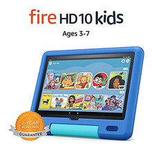 Load image into Gallery viewer, Fire HD 10 Kids tablet, 10.1", 1080p Full HD, ages 3–7, 32 GB, Sky Blue
