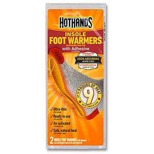 HotHands Insole Foot Warmers With Adhesive Value Pack (5-Pairs)