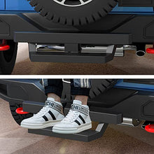 Load image into Gallery viewer, POFENZE Hitch Step fit for Vehicles with 2&quot; Towing Receiver, Protect Rear Bumper Bar
