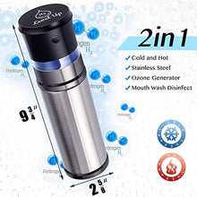 Load image into Gallery viewer, Level Up Way - 2 in 1 Hydrogen Water Bottle Generator - SPE PEM – Ozone Generator – Smart Water Bottle – 11 Ounce
