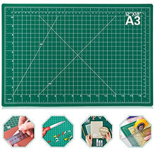 Load image into Gallery viewer, anezus Self Healing Sewing Mat, 12inch x 18inch Rotary Cutting Mat Double Sided 5-Ply Craft Cutting Board for Sewing Crafts Hobby Fabric Precision Scrapbooking Project
