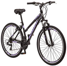 Load image into Gallery viewer, Schwinn GTX 1.0 Comfort Adult Hybrid Bike, Dual Sport Bicycle, 20-Inch Aluminum Frame, Black

