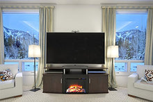 Load image into Gallery viewer, Ameriwood Home Carson Electric Fireplace TV Console for TVs up to 70",  Cherry
