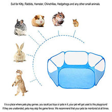 Load image into Gallery viewer, Amakunft Small Animals C&amp;C Cage Tent, Breathable &amp; Transparent Pet Playpen Pop Open Outdoor/Indoor Exercise Fence, Portable Yard Fence for Guinea Pig, Rabbits, Hamster, Chinchillas and Hedgehogs
