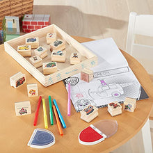 Load image into Gallery viewer, Melissa &amp; Doug PAW Patrol Wooden Stamps Activity Set with Markers, Activity Pad (25 Pieces)
