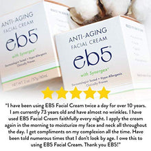 Load image into Gallery viewer, eb5 Classic Anti-Aging Facial Cream with Synergex, Clinically Proven Hypo-Allergenic Anti-Wrinkle Relief, 2 oz
