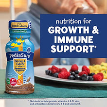 Load image into Gallery viewer, PediaSure Grow &amp; Gain with 2’-FL HMO Prebiotic, Kids nutrition shake, Vitamins C, E, B1, &amp; B2, Non-GMO, Chocolate, 8 Fl Oz Bottle, Pack of 24
