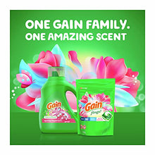Load image into Gallery viewer, Gain Flings 3-in-1 Liquid Laundry Detergent Pacs, Spring Daydream Scent, 3 Bag Value Pack, 111 Count, HE Compatible
